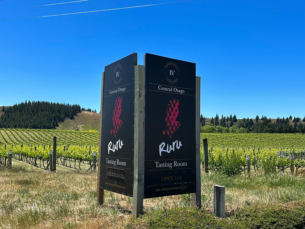 Ruru wines en Central Otago Nueva Zelanda