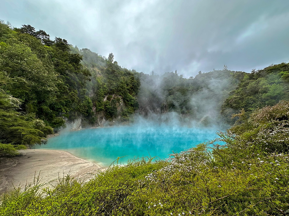 Inferno Crater in Waimangu Volcanic Valley