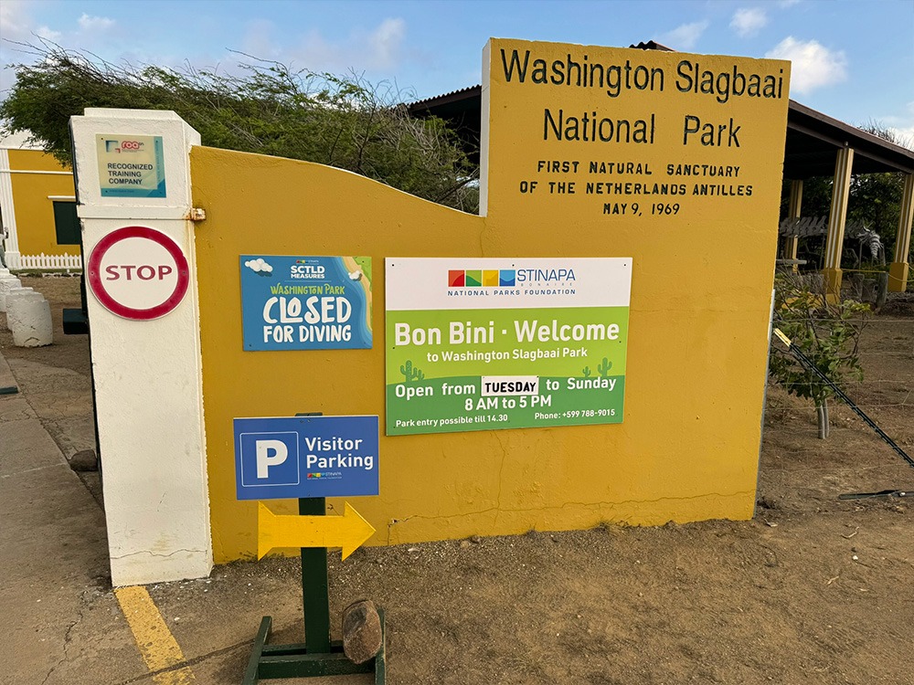 Bienvenue au parc national Washington Slagbaai