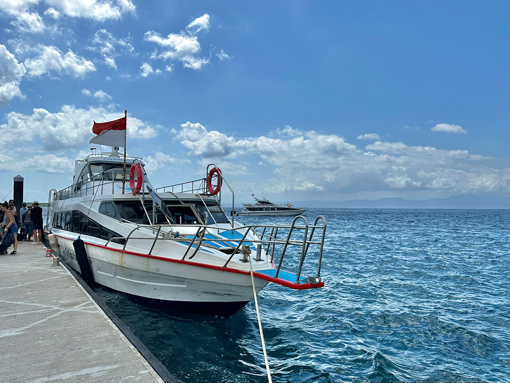 Boat trip from Bali to Nusa Penida