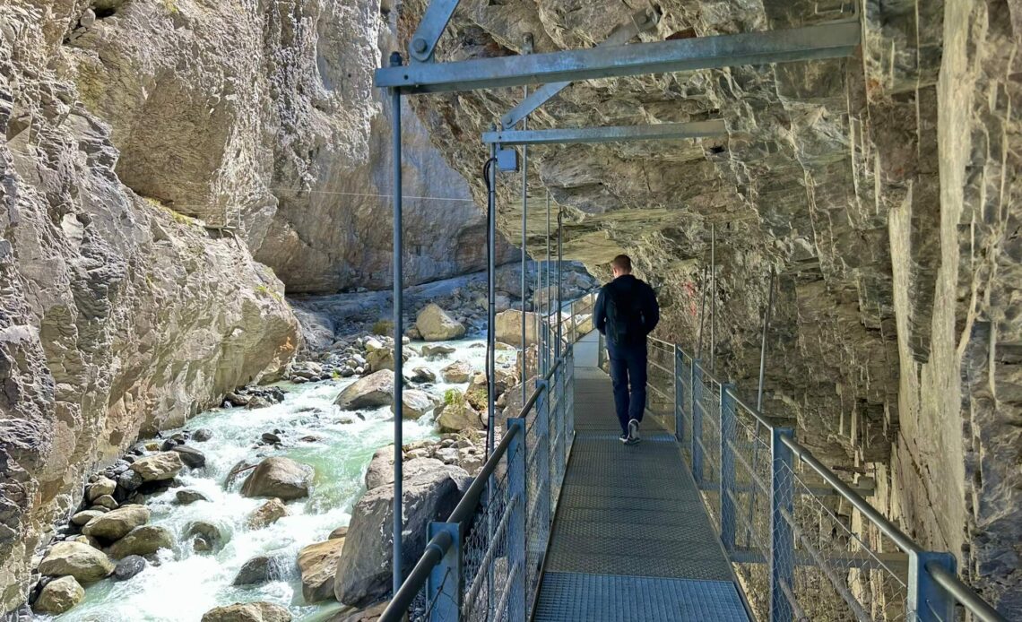Glacier Canyon Grindelwald: walk through a rugged gorge below the Eiger