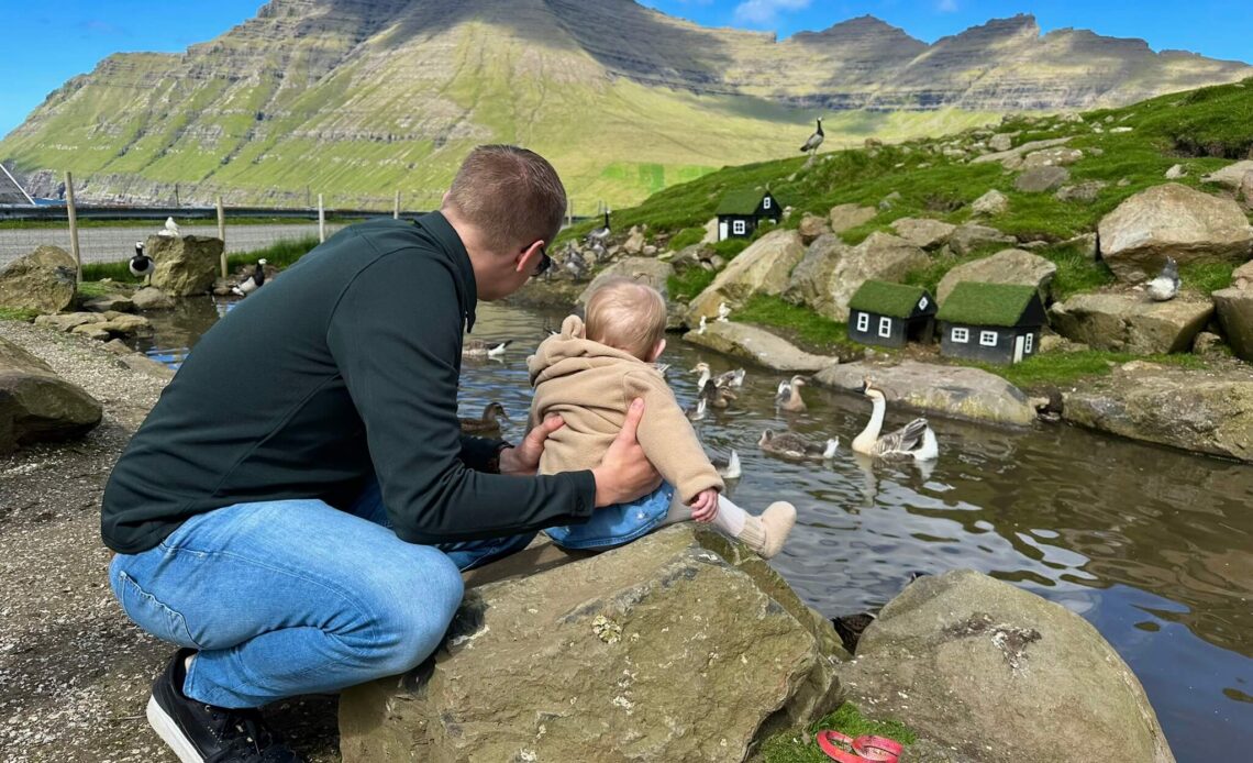 Faroe islands with a baby of kids - road trip